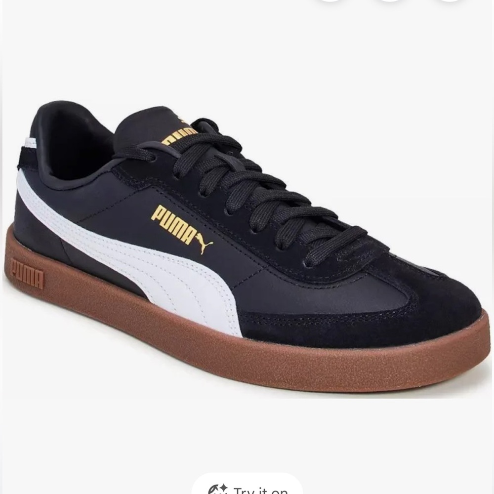 PUMA women’s Black and White Sneakers